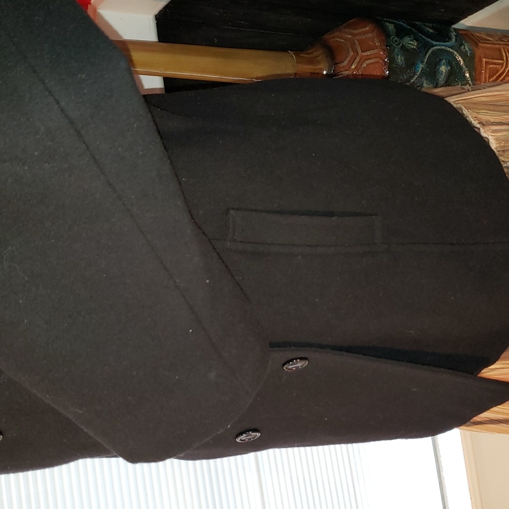 💘 HERMAN KAY WOOL BLEND DOUBLE-BREASTED PEA-COAT WOMENS SPORTS JACKET COAT - Picture 5 of 14